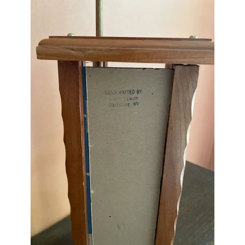 Vintage Mission Lantern Pull-Up Candle Holder – Wood & Glass classic